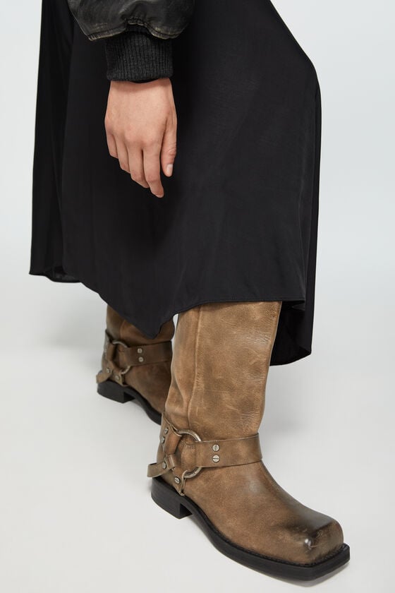 Acne Studios Lederstiefel mit Schnalle Nur für heute