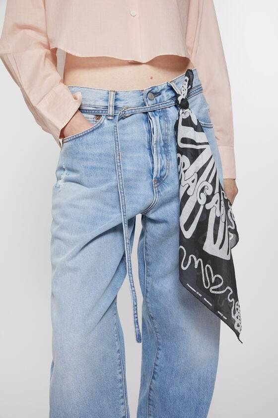 Acne Studios Bedruckter quadratischer Schal Discount Store für neue Produkte