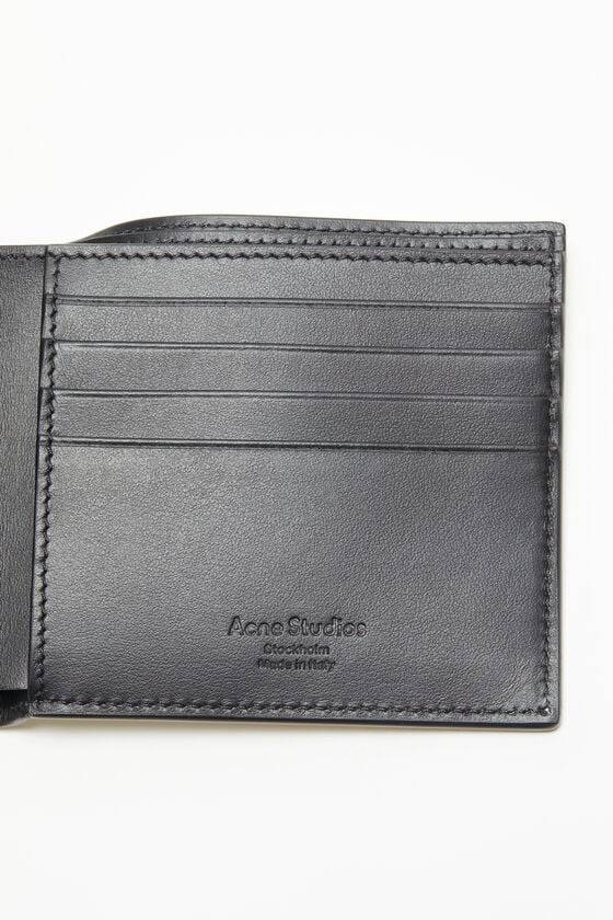 Acne Studios Gefaltete Lederbrieftasche Super Rabatt