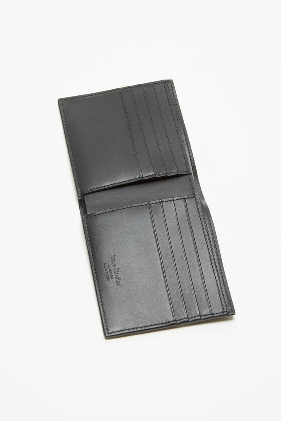 Acne Studios Gefaltete Lederbrieftasche Super Rabatt