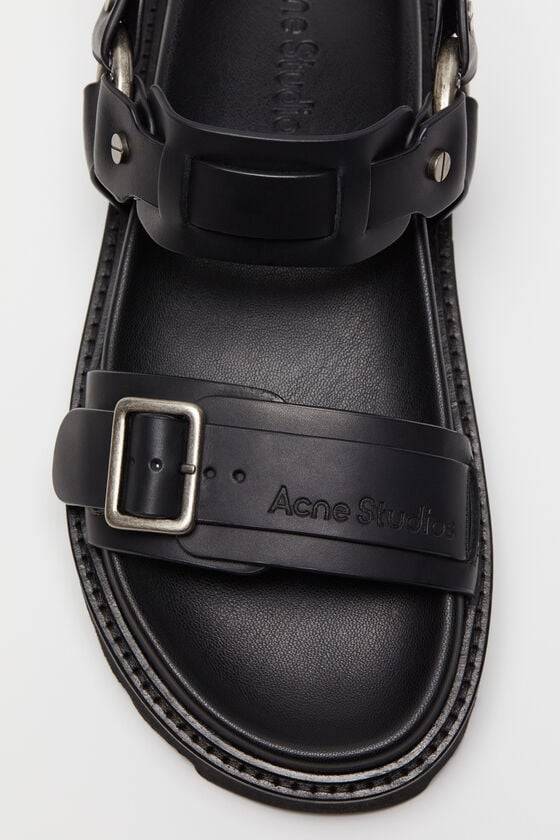 Acne Studios Sandalen mit Lederschnalle Begrenzt auf 3 Tage