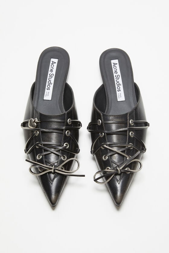 Acne Studios Mules zum Schnüren Black Friday Preise