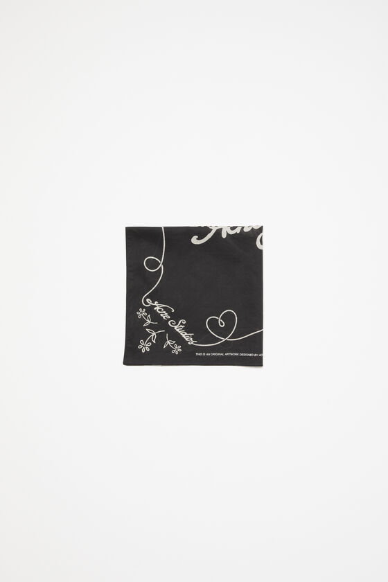 Acne Studios Leichter Schal mit Print