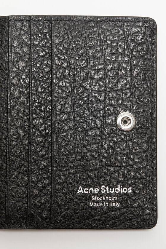 Acne Studios Gefaltete Lederbrieftasche Fabrik Onlineshop
