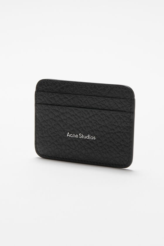 Acne Studios Ledernes Karten-Etui Rabatt