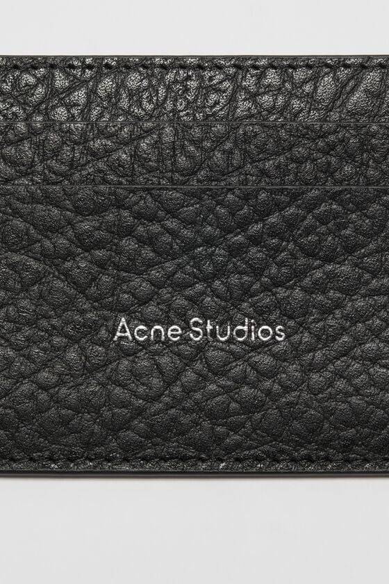 Acne Studios Ledernes Karten-Etui Rabatt