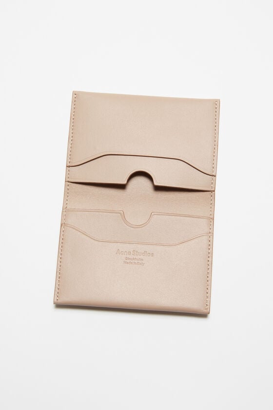 Acne Studios Gefaltete Lederbrieftasche Versandkostenfrei