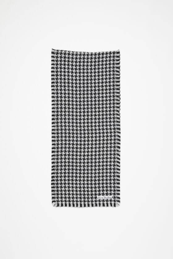 Acne Studios Schal mit Hahnentrittmuster