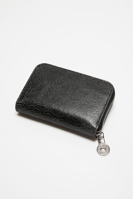 Acne Studios Leder-Portemonnaie mit Reißverschluss Online Shopping