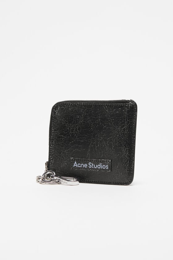Acne Studios Portemonnaie aus Leder mit Reißverschluss Exklusivangebot