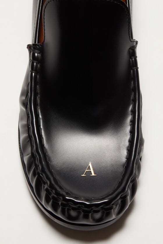 Acne Studios Leder-Loafer Heißer Verkauf