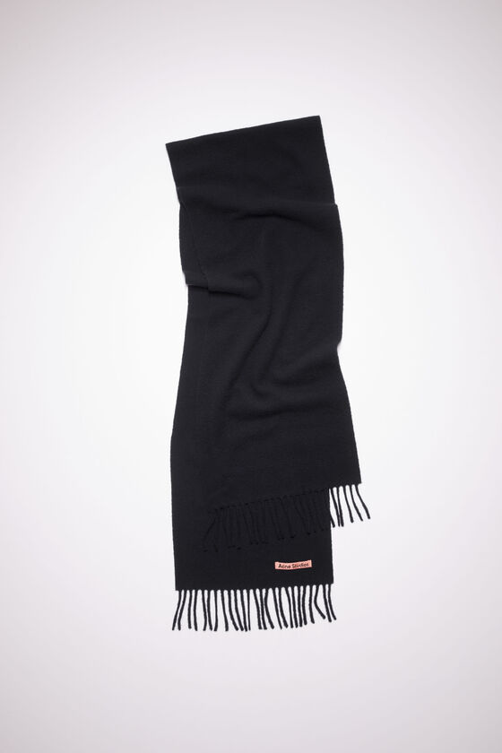 Acne Studios Fringe wool scarf - skinny Exklusive Angebote