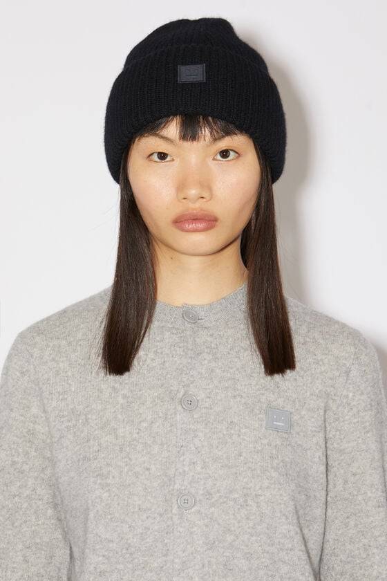 Acne Studios Beanie mit kleinem Face-Logo Neuheiten