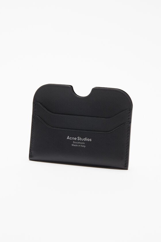 Acne Studios Ledernes Karten-Etui Sonderangebote