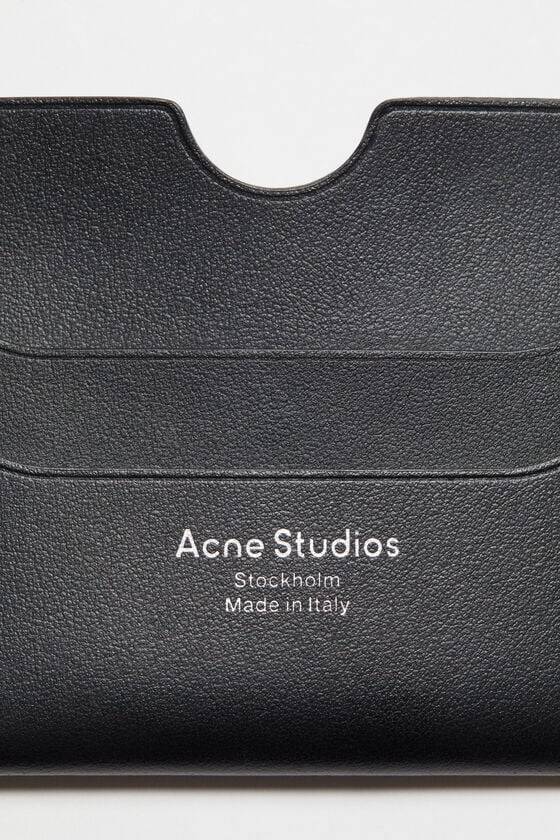 Acne Studios Ledernes Karten-Etui Sonderangebote