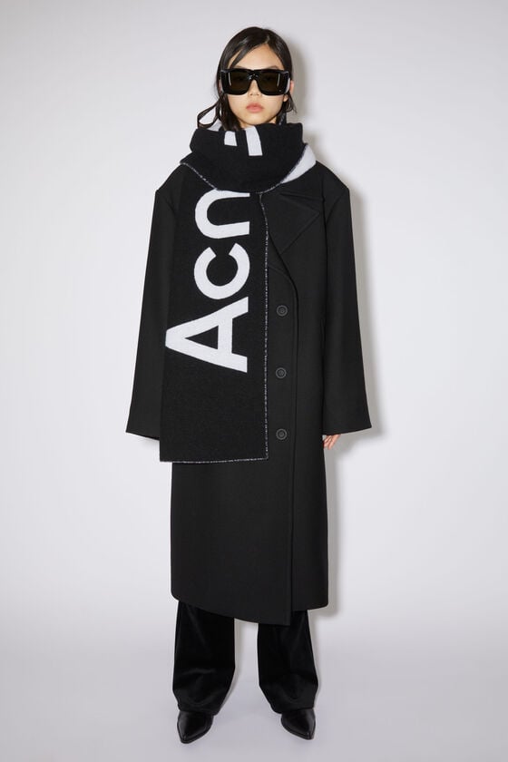 Acne Studios Schal mit Logo-Jacquardmuster Wochenangebot