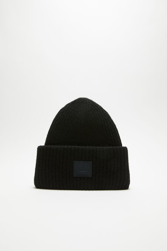 Acne Studios Mütze mit großem Face-Logo