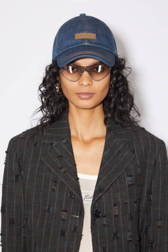 Acne Studios Denim-Baseballkappe Nur für heute