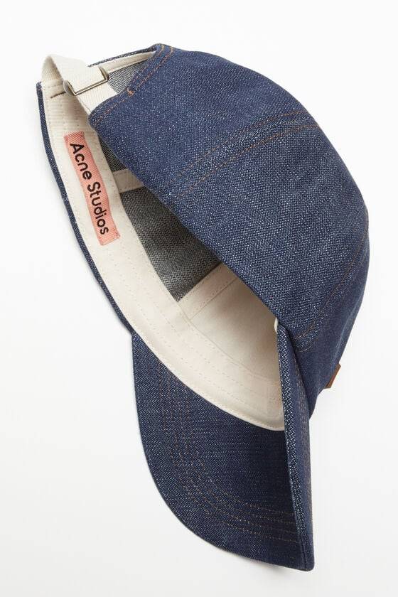 Acne Studios Denim-Baseballkappe Nur für heute