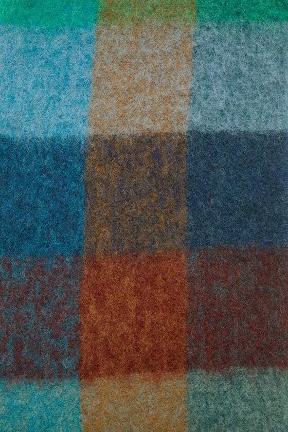 Acne Studios Karierter Schal aus Mohair Bis zu 55% Rabatt