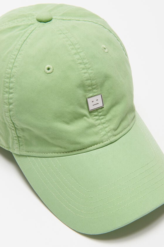 Acne Studios Aufgesetzte Kappe mit Face-Logo 50% Rabatt mit kostenlosem Versand