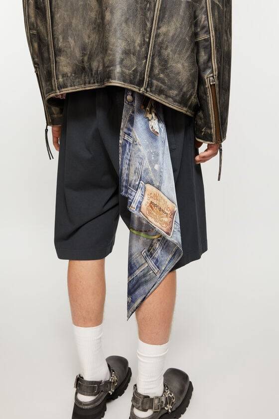 Acne Studios Bedruckter Seidenschal Speichern exportieren