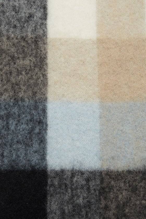 Acne Studios Karierter Schal aus Mohair zollfrei