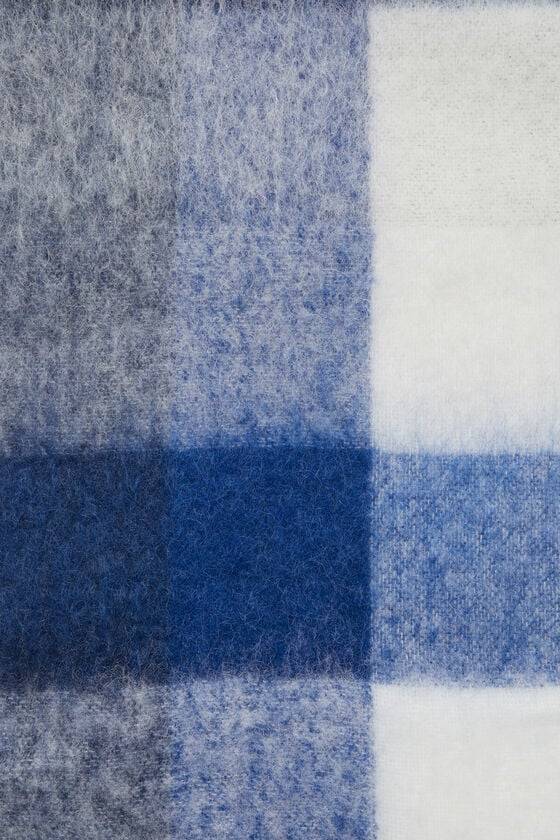 Acne Studios Karierter Schal aus Mohair Hotsell