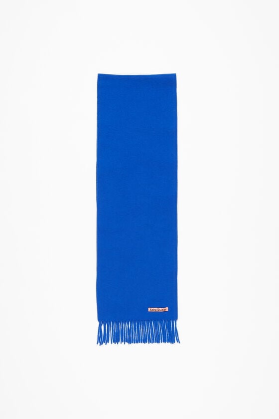 Acne Studios Schmaler Fransen-Schal aus Wolle