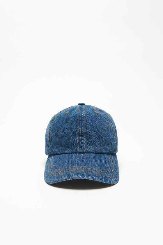 Acne Studios Baseballkappe aus Denim Günstiger Verkauf