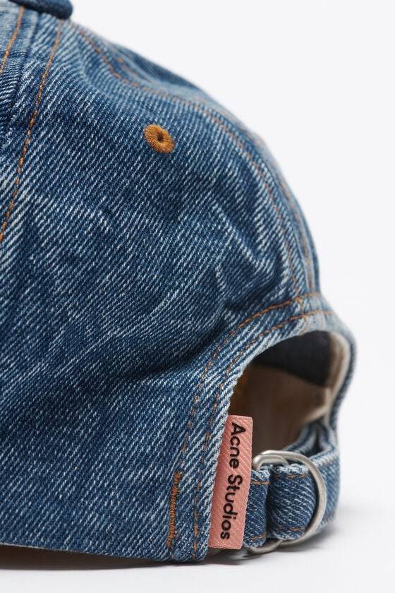 Acne Studios Baseballkappe aus Denim Günstiger Verkauf