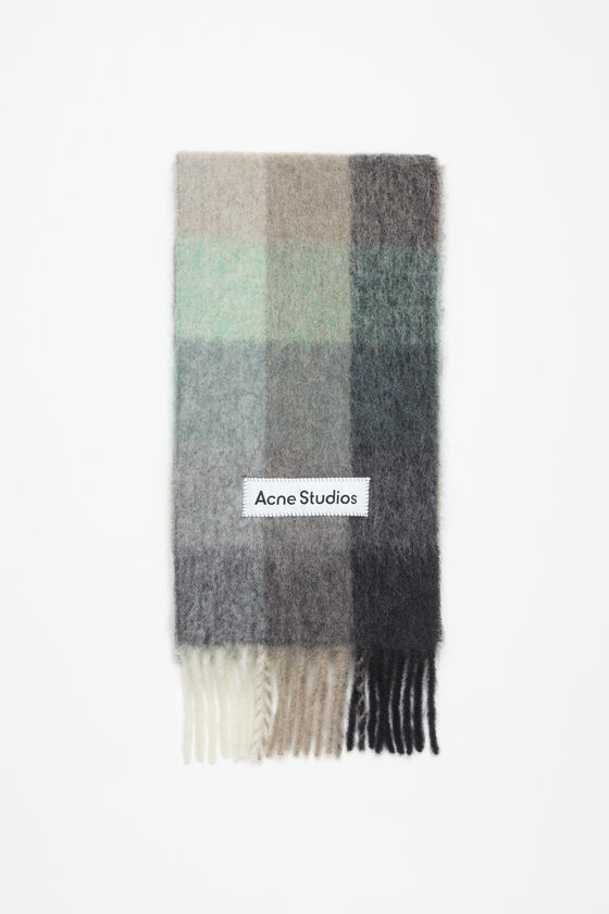 Acne Studios Karierter Schal aus Mohair Meist gekauft