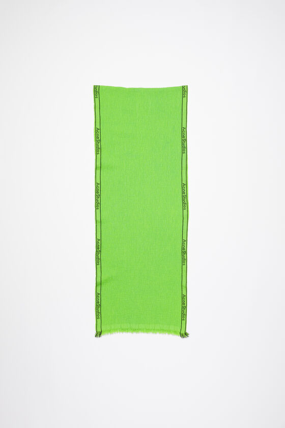 Acne Studios Schal mit Logo-Tape