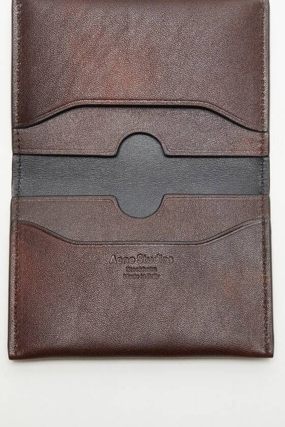 Acne Studios Gefaltete Lederbrieftasche Flash Sale