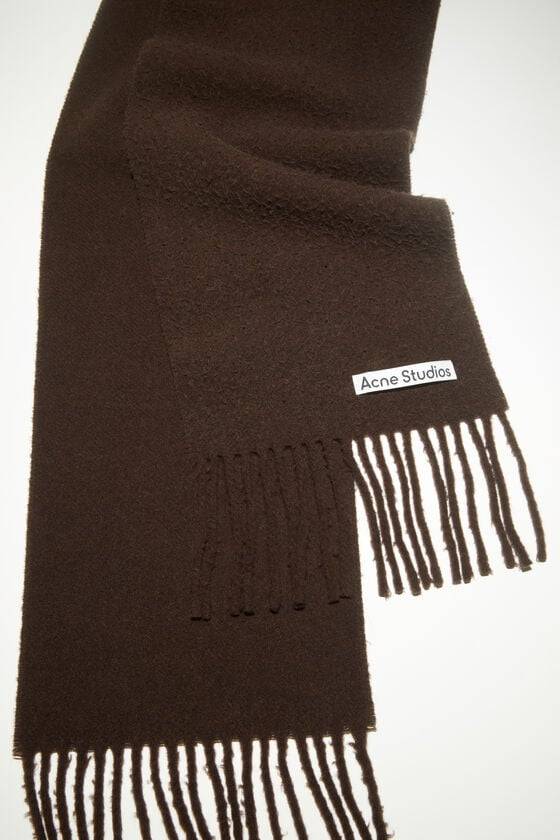Acne Studios Fransen-Schal aus Wolle Top Angebot