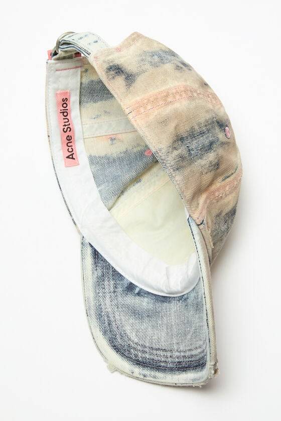 Acne Studios Kappe aus beschichtetem Denim Neueste Mode
