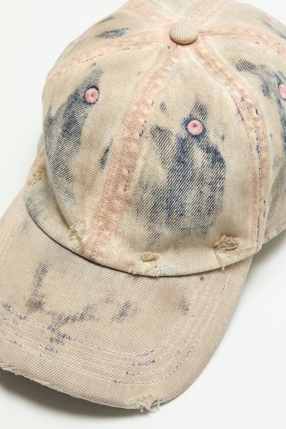 Acne Studios Kappe aus beschichtetem Denim Neueste Mode