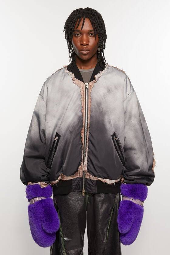 Acne Studios Flauschige Fäustlinge mit Schnalle Online Outlet