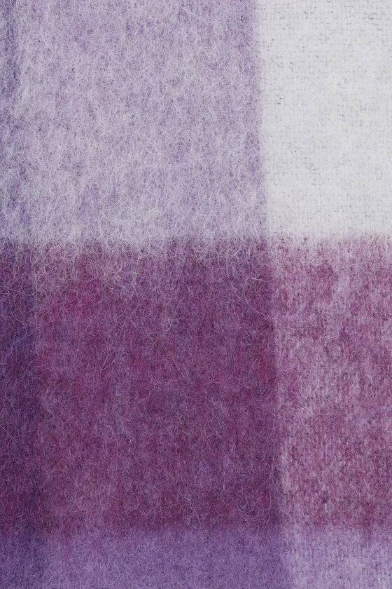 Acne Studios Karierter Schal aus Mohair Exklusive Angebote