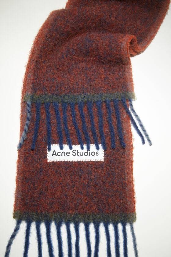Acne Studios Woll-Mohair-Schal – Schmal Große Rabatte