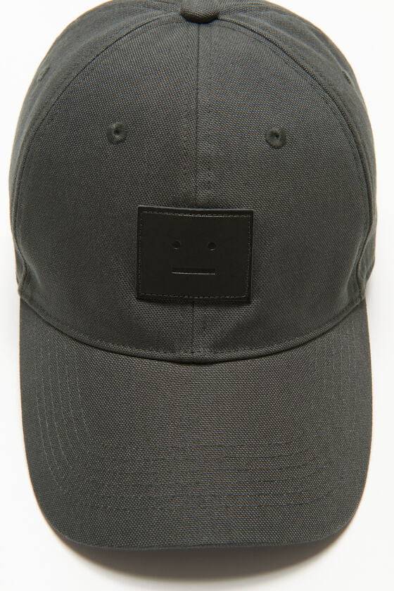 Acne Studios Leder Face-Patch Kappe Neuheiten