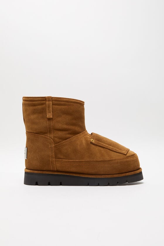 Acne Studios Lederjacke mit Shearling