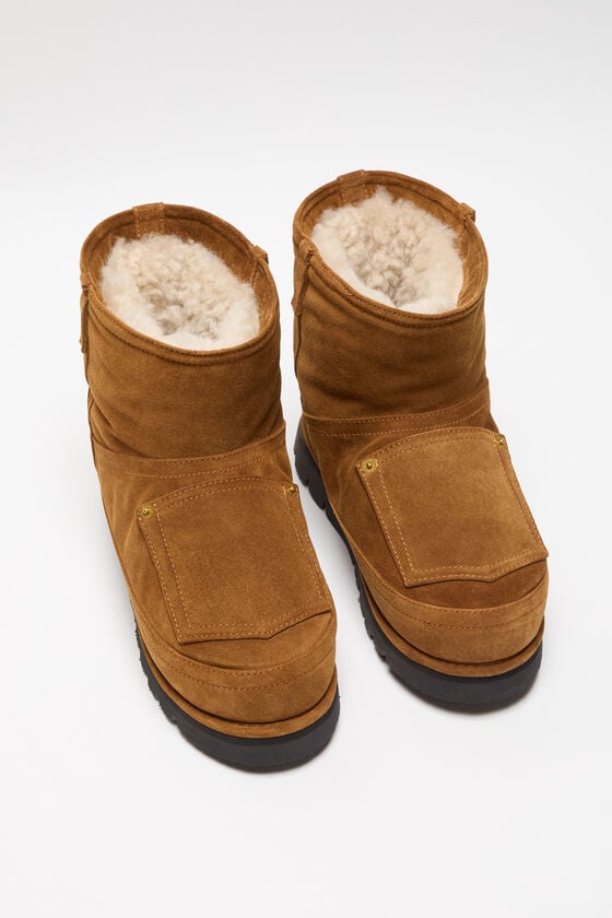 Acne Studios Lederjacke mit Shearling Bestseller