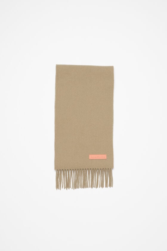Acne Studios Schmaler Fransen-Schal aus Wolle Kauf eins, bekomm eins gratis