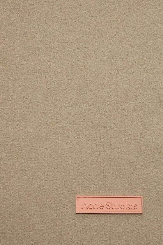 Acne Studios Schmaler Fransen-Schal aus Wolle Kauf eins, bekomm eins gratis