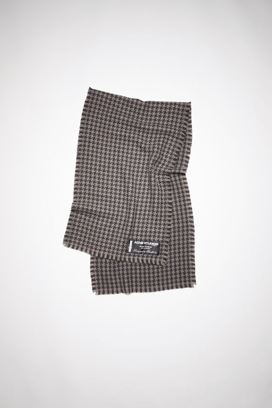 Acne Studios Wollschal mit Hahnentrittmuster