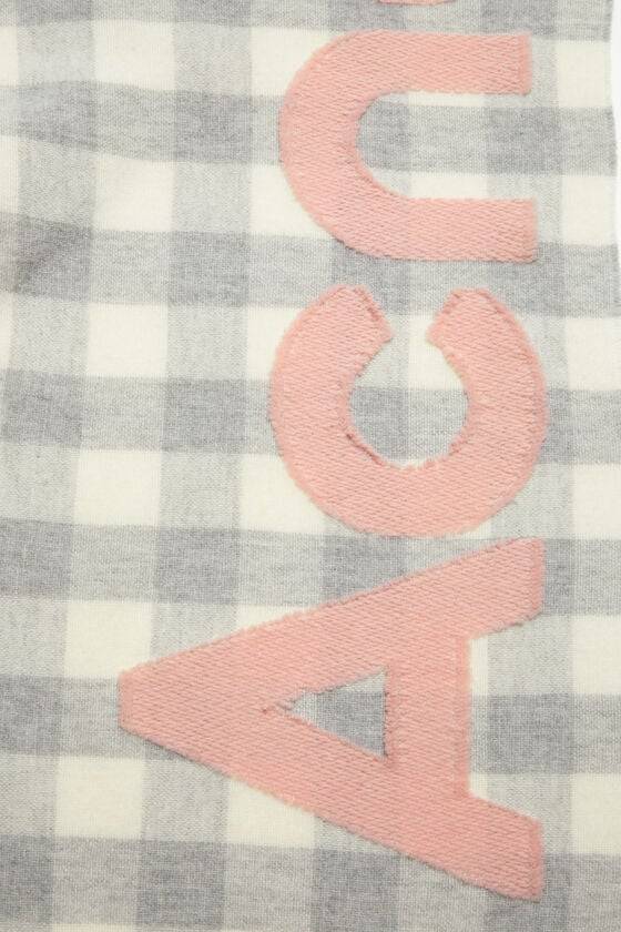 Acne Studios Karierter Schal mit Logo JETZT KAUFEN