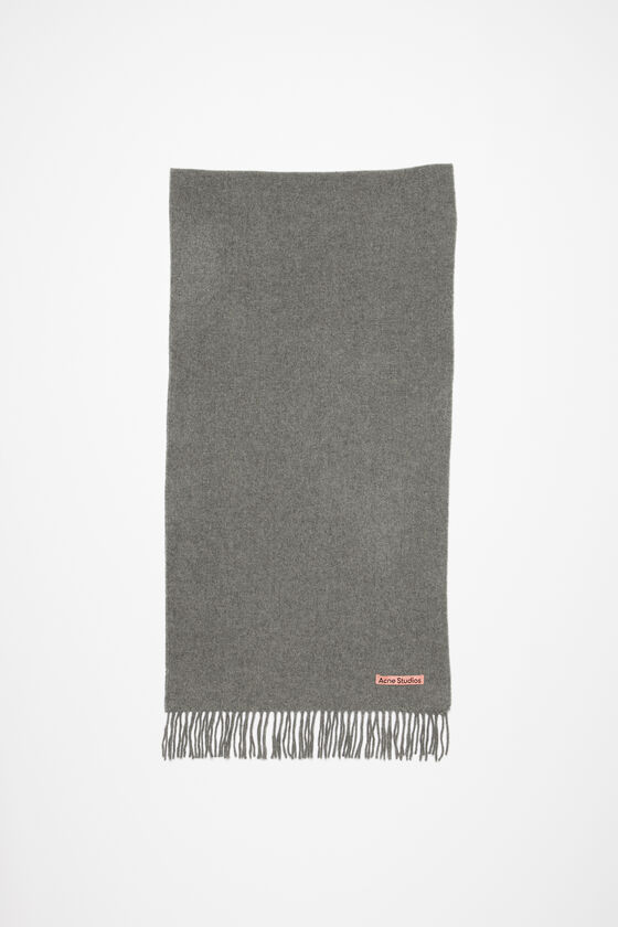 Acne Studios Schmaler Fransen-Schal aus Wolle Neueste Stile