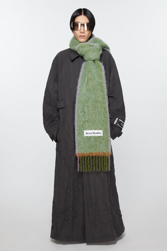 Acne Studios Woll-Mohair-Schal – Schmal Vierteljährliche Förderung