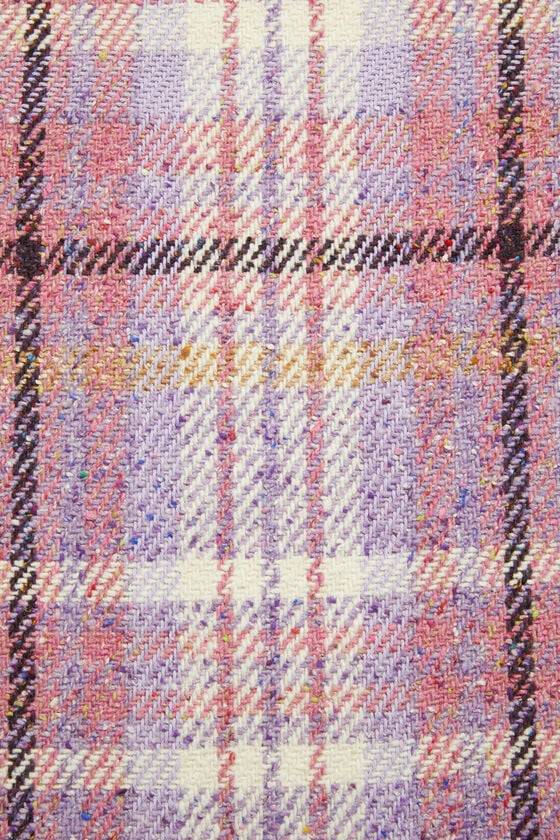Acne Studios Fransen-Schal mit Karomuster Super Rabatt